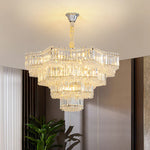 Light Crystal Chandelier: European Style for Living, Dining & Study Rooms
