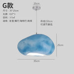 Minimalist Resin Pendant Light: Modern Nordic Chandelier for Restaurant and Bar Counter