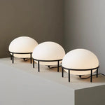 Glass Ball Table Lamp for Bedroom Living Room