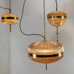 Yellow Glass Chandelier Pendant Lamp for Hotel, Parlor, Dining Room, Bedroom