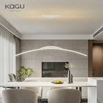 LED Ceiling Pendant Lamp: Minimalist Chandelier, Height Adjustable, Home Decor Solution
