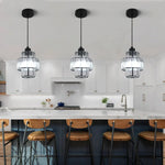 Mini Gold/Black Crystal Pendant Light: Modern Luxury Ceiling Hanging Lamp for Dining Room