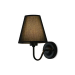 Fabric Lampshade Wall Sconce with LED Bulb for Home Decoration