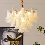 Magnolia Crystal Chandelier: Elegant French Style Dining Room Art Light