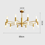 Modern LED Chandelier for Living Room, Salon, Bedroom, Dining Room - Indoor Pendant Lamp