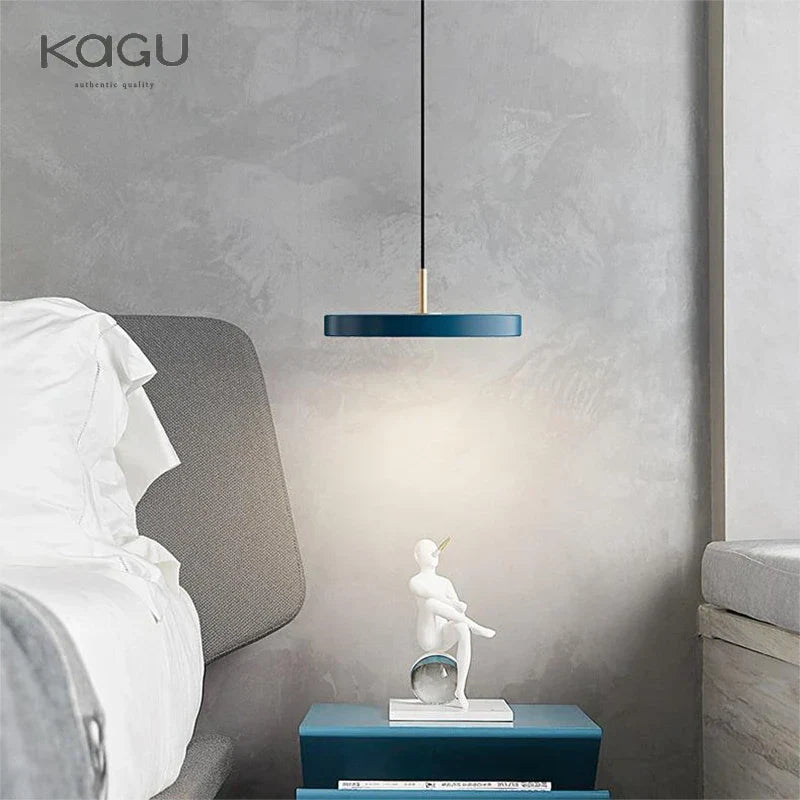 UFO Metal LED Pendant Light - Modern Art Design, Round Hanging Lamp for Home Decor