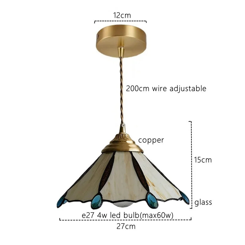 Glass LED Pendant Light - Japanese Home decor Kitchen Bar Lamp