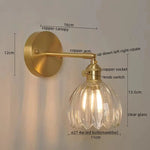 Green Glass LED Wall Lamps - Modern Home Decor Applique Murale