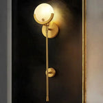 Copper Marble LED Wall Lamp | Home Decoration Lighting for Bedroom Living Room