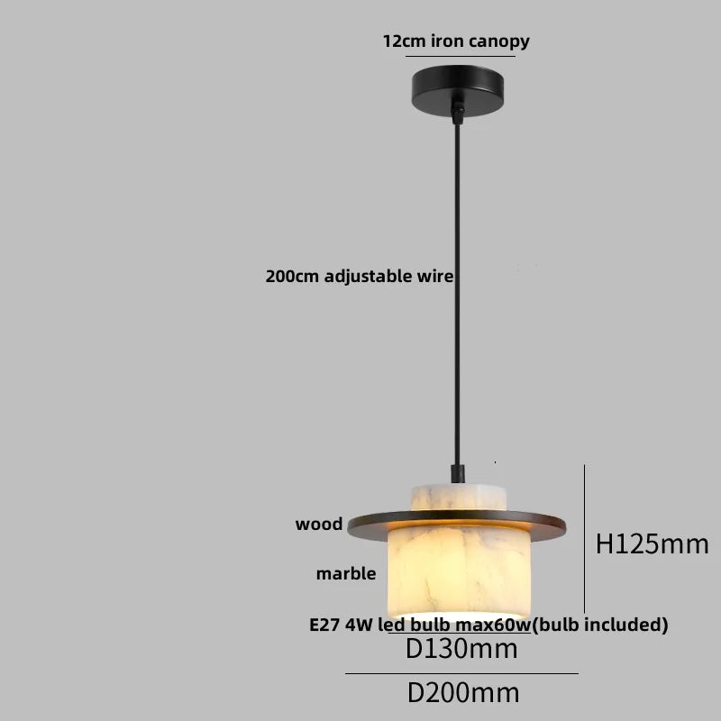3D Printed Ball LED Pendant Light for Home Decor and Kitchen Lighting