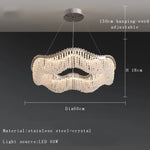 Modern Luxury Crystal Bead Chandelier with LED Lights for Home Decor