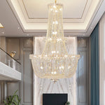Crystal Luxe Chandelier for Villa Hotel Living Room - European Modern Style