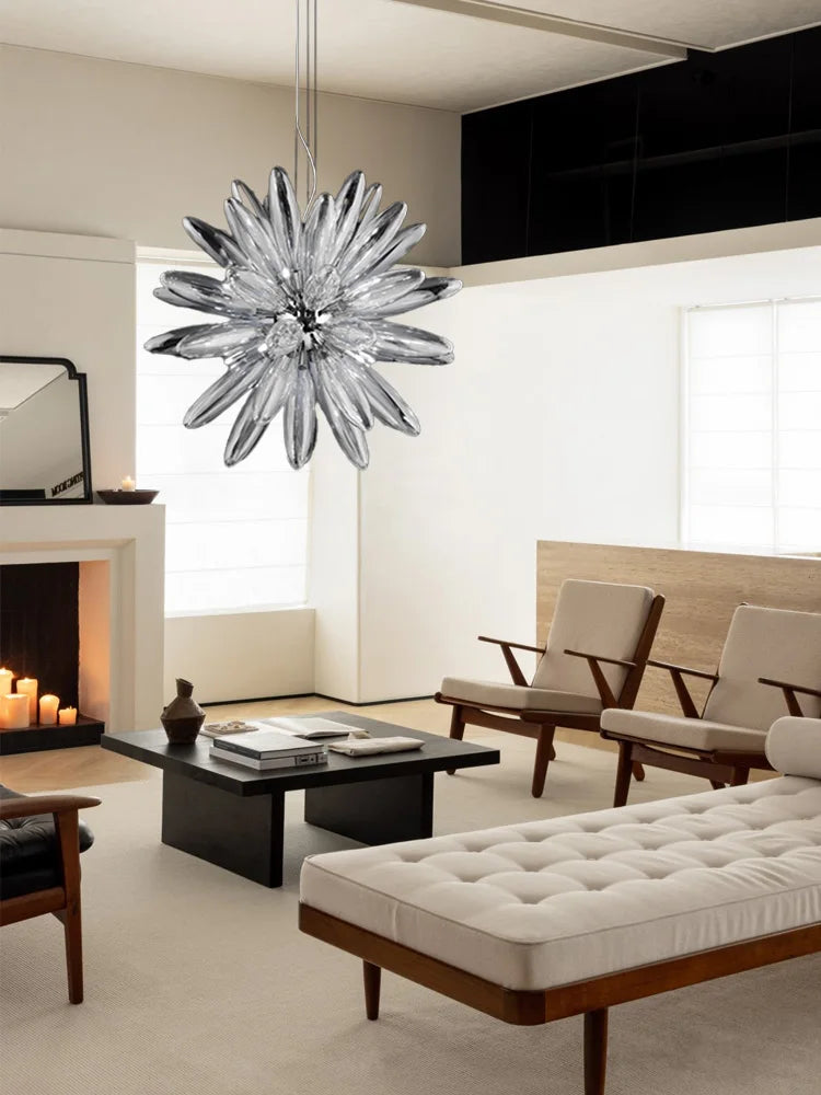LED Globe 2025 Chandelier in Chrome/Gold - Spectacular Lighting Fixture