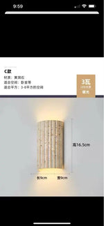 LED Wall Lamp Sconce with Knob Switch for Bedroom & Living Room Lighting