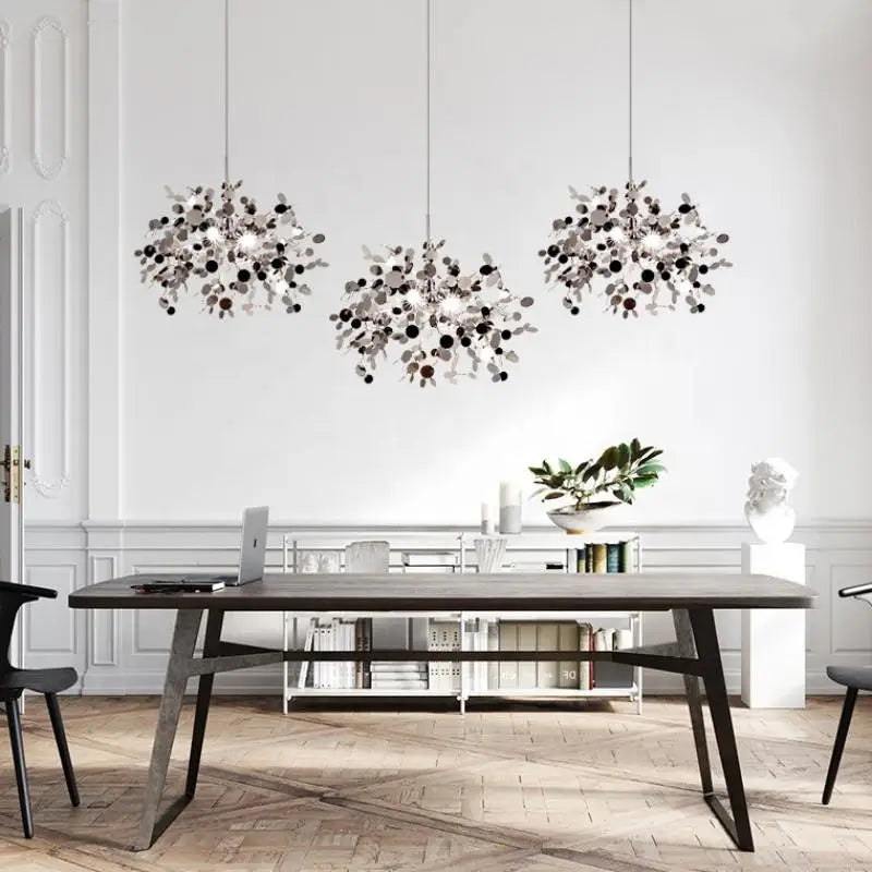 Dandelion Chandelier: Modern Nordic Pendant Light for Living Dining Room, Creative Balcony Fixture