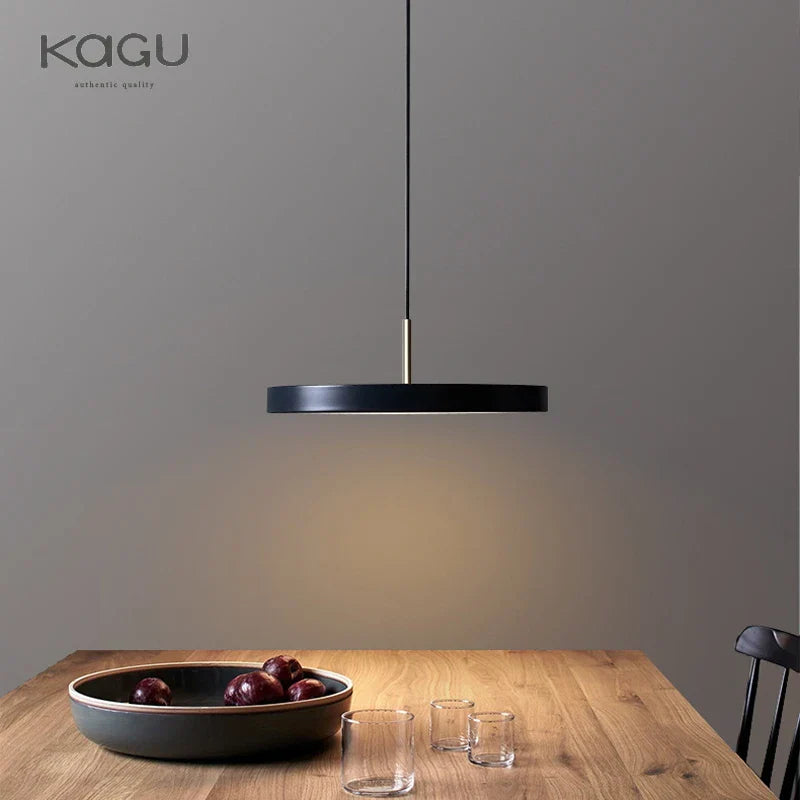 UFO Metal LED Pendant Light - Modern Art Design, Round Hanging Lamp for Home Decor