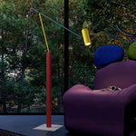 Rainbow Metal Floor Lamp - Height Adjustable, Rotating Joint for Bedroom and Children's Room