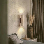 Wood Canopy LED Wall Lights Bedroom Bedside Lamp Sconce Nordic Modern