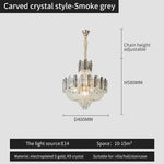 French Bead Chain Crystal Chandelier for Luxury Spaces