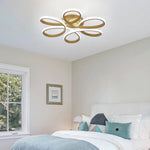 Modern Acrylic Aluminum LED Chandelier with Remote Control Dimming