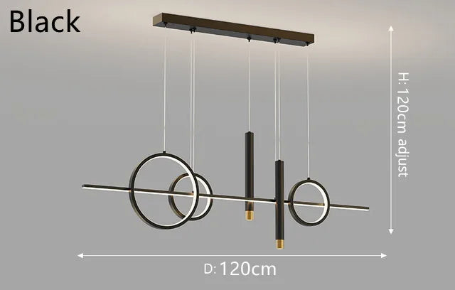 Scandinavian Style LED Pendant Lights for Home Decoration and Indoor Lighting.