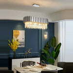 Chrome Silver Gold Black Suspension Luminaire Pendant Lamp for Foyer