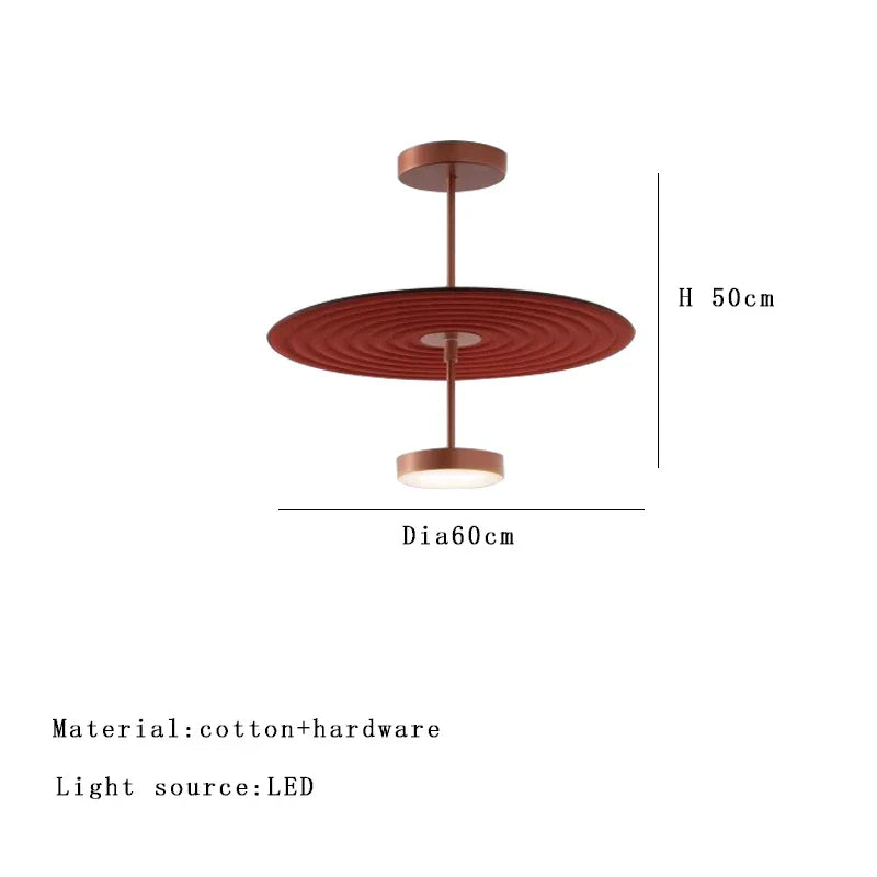 Dimmable Cotton Chandelier | Post-modern Art Decor for Living Room and Office