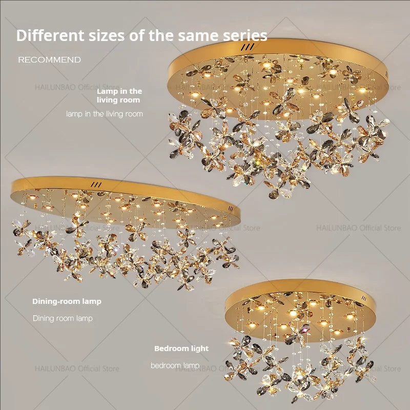 Crystal Chandelier 2024 | Postmodern Luxury Dining Room Bedroom Kitchen Island Light