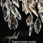 Luxury Crystal Chandeliers: Modern Metal Hanging Lamp for Dining Living Room Hotel Hall