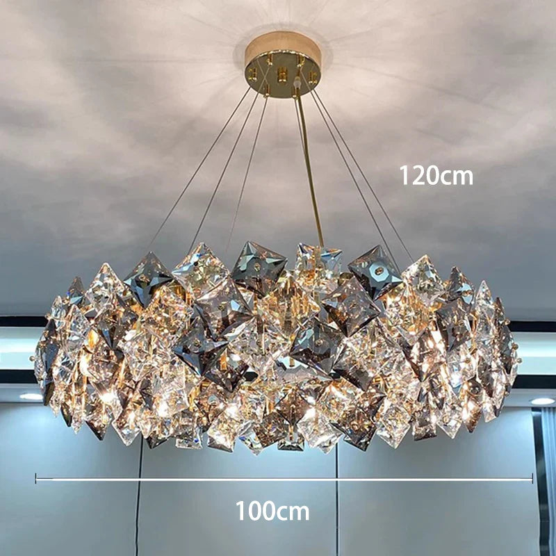 Crystal Chandelier | Luxury Living Room Dining Light | Modern Ceiling Lamp