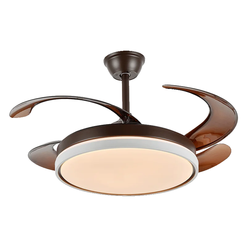 Modern LED Ceiling Fan with Remote Control for Living Room, Bedroom, Dining Room