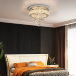 Crystal LED Ceiling Chandelier for Luxury Living Room Decor