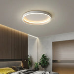 Minimalist Round LED Ceiling Light for Bedroom Loft Balcony - Dimmable Indoor Lighting