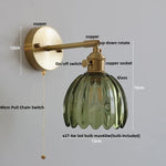White Flower Glass Wall Lights: Up Down Rotate LED Bedroom Hotel Lamp
