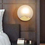 Nordic Copper Marble Wall Lamp: Minimalist, Creative, and Elegant for Bedroom, Living Room