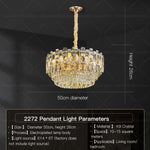 Crystal Light Chandelier: Luxury European Livingroom Lamp 2024 Collection
