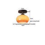 LED Ceiling Lamp Japanese Style Glass Modern Living Room Lighting