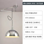 Nordic Rotatable Pendant Lamp Chandelier Study Bar Indoor Rocker Lamp