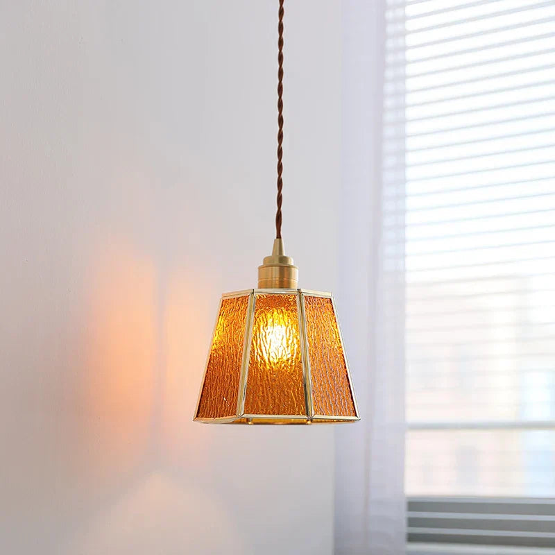 Glass LED Pendant Lights Modern Nordic Bar Dining Room Cafe Hanging Lamp