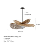 Rattan Weaving LED Chandelier Pendant Lights for Home Decor