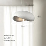 Cream Style LED Chandelier - Nordic Minimalist Wabi Sabi Pendant Light