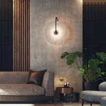 Modern Art Stone LED Wall Lamp for Bedroom, Living Room, and Hotel Background