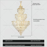 Crystal Chandelier | Modern Luxury Duplex Building Chandelier for Villa and Hotel