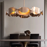 Modern Metal Ceiling Chandelier: Minimalist Design, Retro Style, LED Lights for Living Room