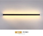 Minimalist Line Wall Lamp for Bedroom Headboard Hallway Creative Strip Light