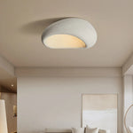 Wabi Sabi LED Ceiling Light White Gray Chandelier for Living Dining Bedroom