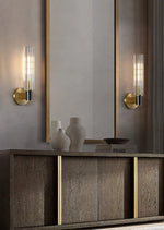 Luxury Copper Moon Wall Light - Decorative LED Wall Lamp for Home Bedroom