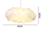 Cloud Cotton Pendant Light Chandelier for Living Dining Room