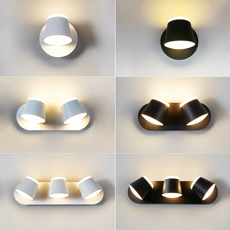 Nordic LED Wall Lamp for Bedroom Study Living Room Indoor Sconce Lighting