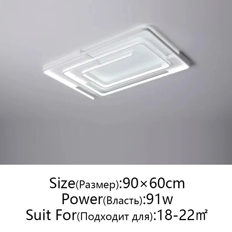 Modern Nordic Art LED Ceiling Lamp for Bedroom & Study